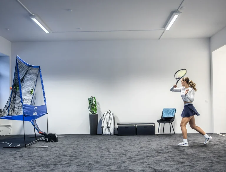 Hartford Entrepreneur Davey Brings At-Home Tennis Simulator to Market